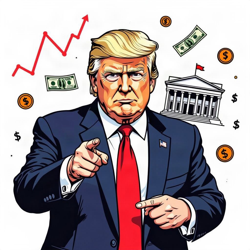 Trump Demands Interest Rate Cuts Under Threat of Halting Foreign Trade
