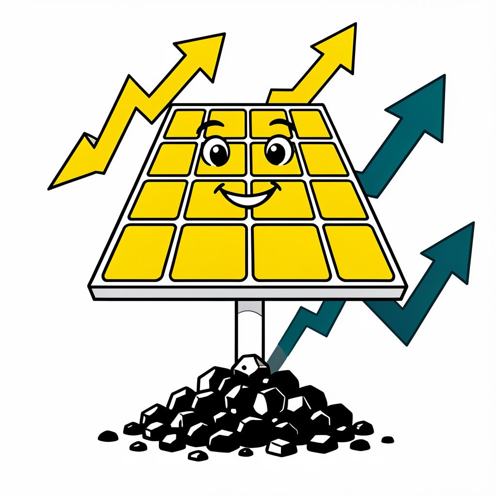 China Solar Energy Capacity Surpasses Coal for the First Time
