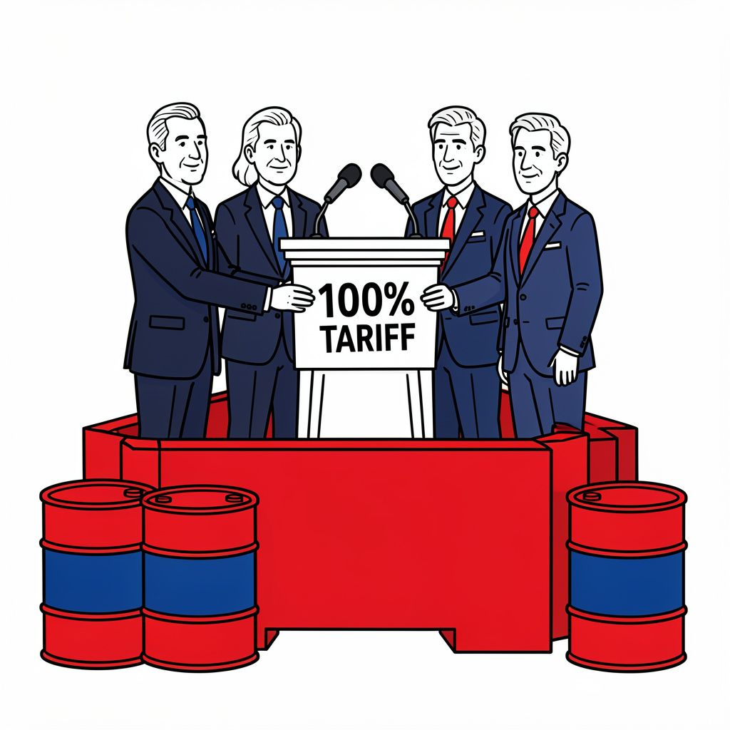 US Senate Approves Landmark Bill Threatening High Tariffs on Buyers of Russian Energy