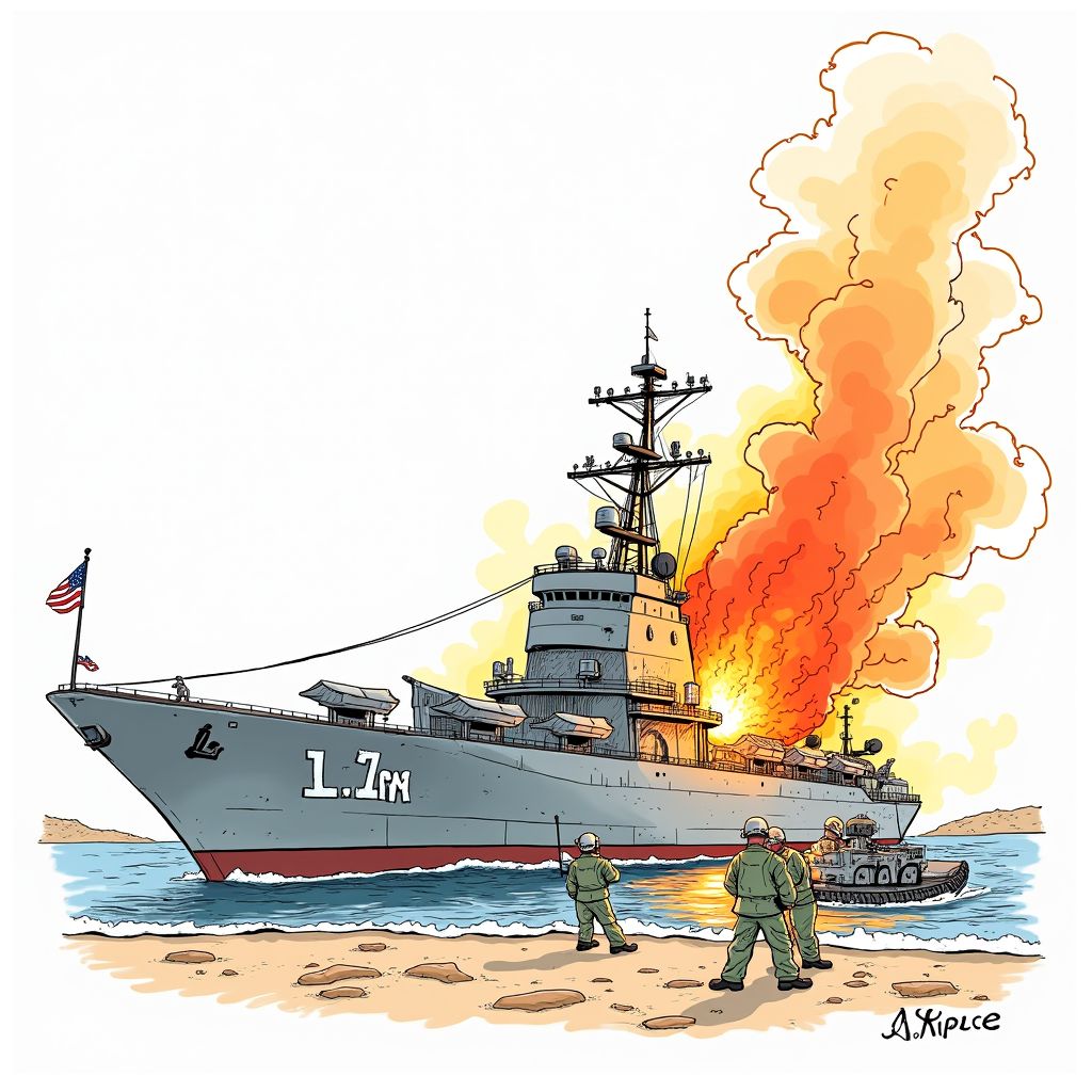 Laundry Fire Aboard USS Gerald R. Ford Highlights Risks of Extended Naval Deployments