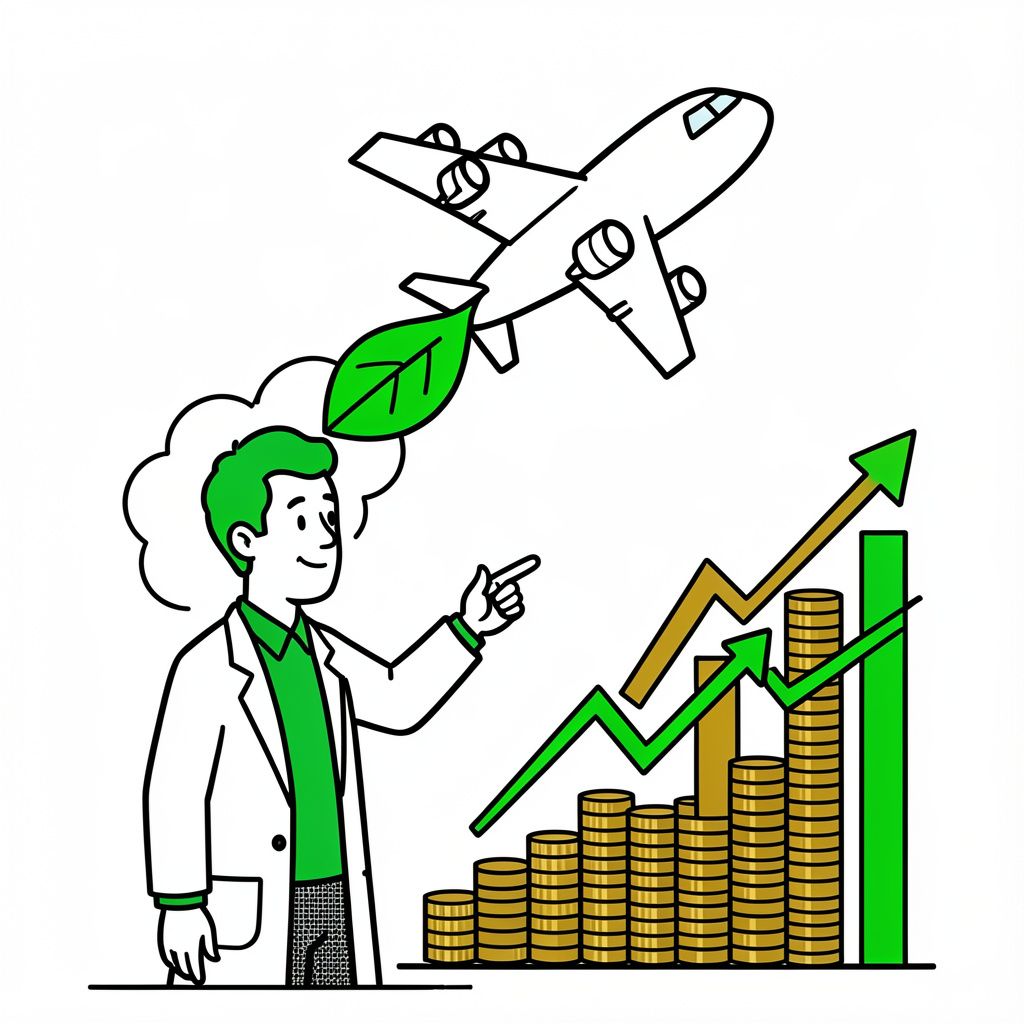A New Breakthrough Could Make Green Jet Fuel Surprisingly Profitable