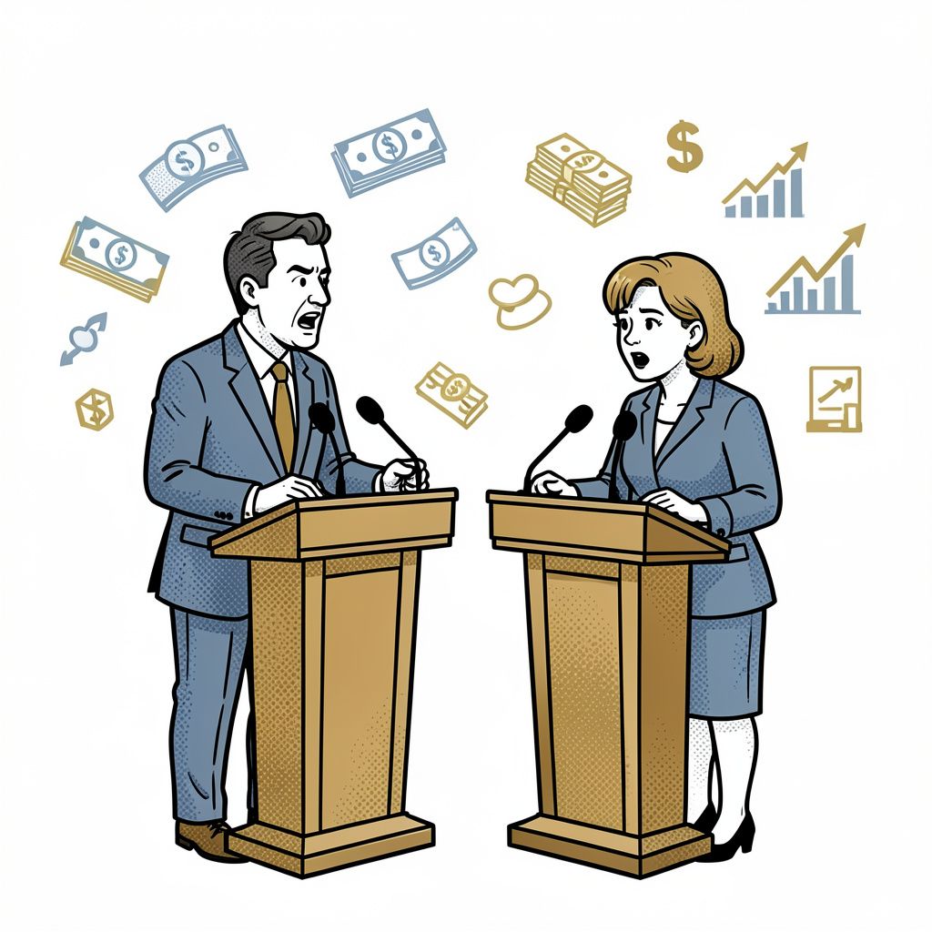 Iowa Candidates Clash Over Missed Votes in Final Senate Debate