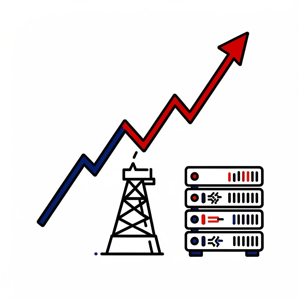 US Stocks Fall as Technology Spending Concerns and Oil Prices Rise