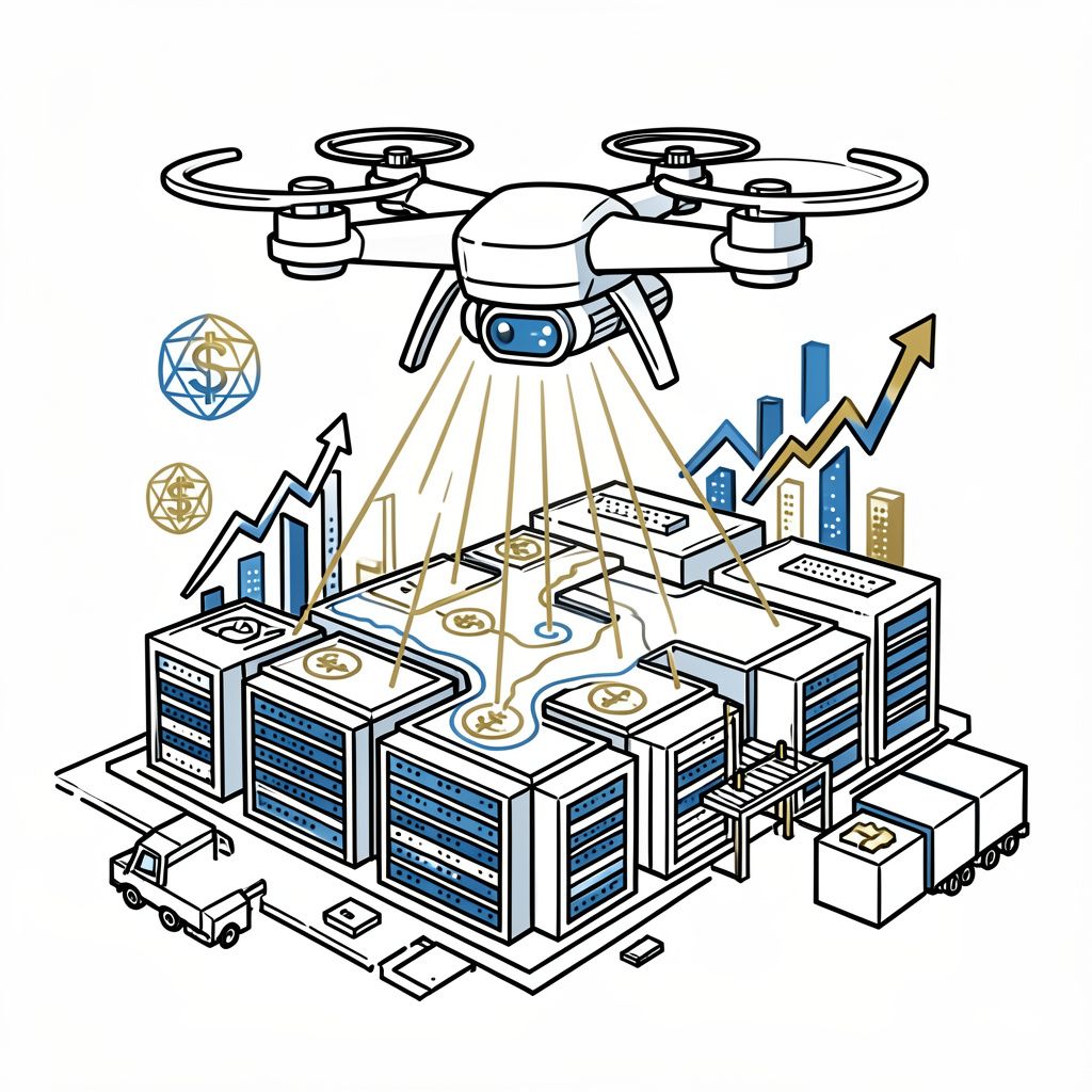 Drones and Artificial Intelligence Speed Up Data Center Construction