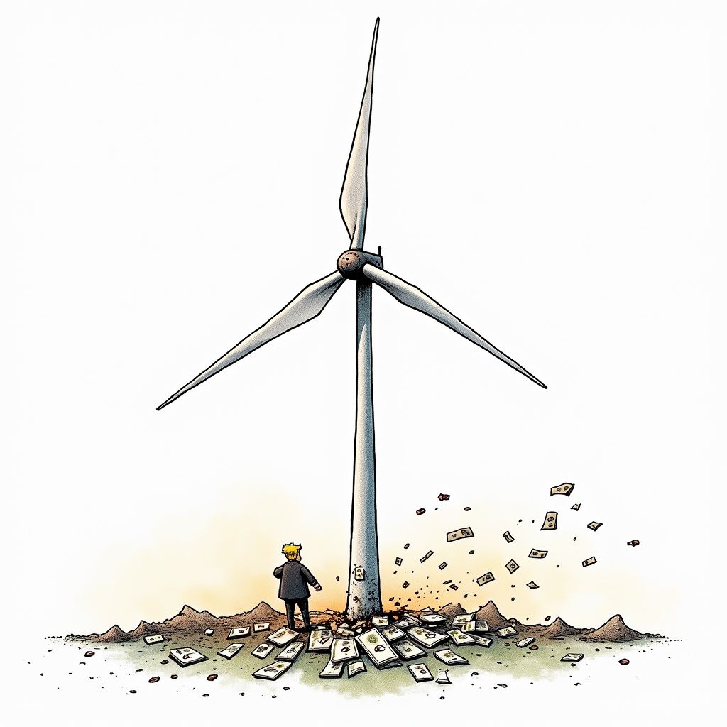 Trump Denies China Uses Wind Power as Beijing Installs Record-Breaking Turbine