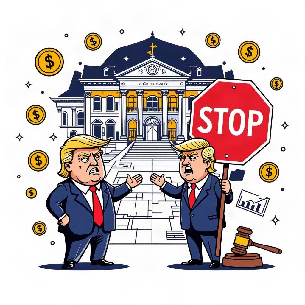 Federal Appeals Court Halts Construction of 400 Million Dollar White House Ballroom