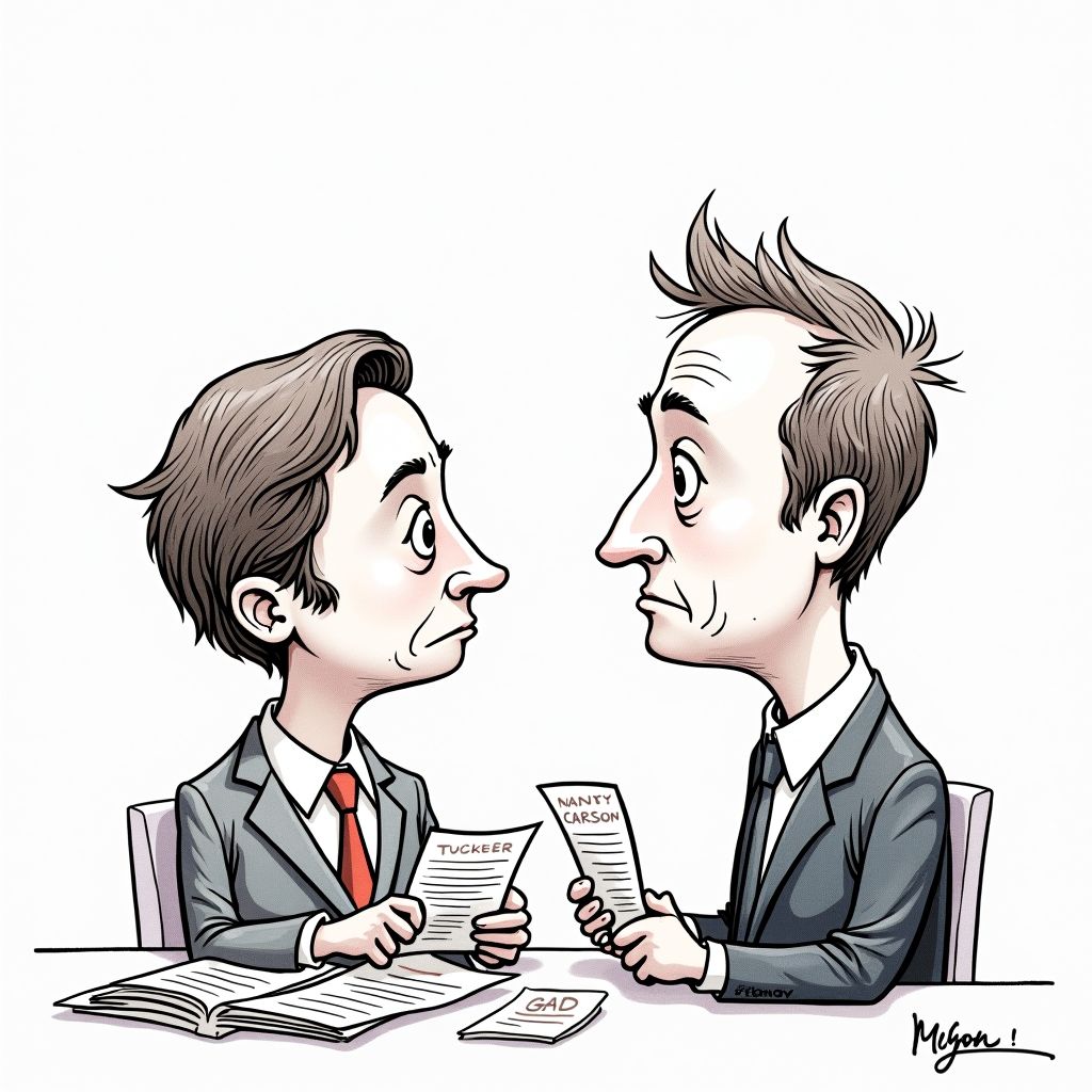 Shapiro Declares Carlson 'No Conservative' in Escalating Ideological Clash