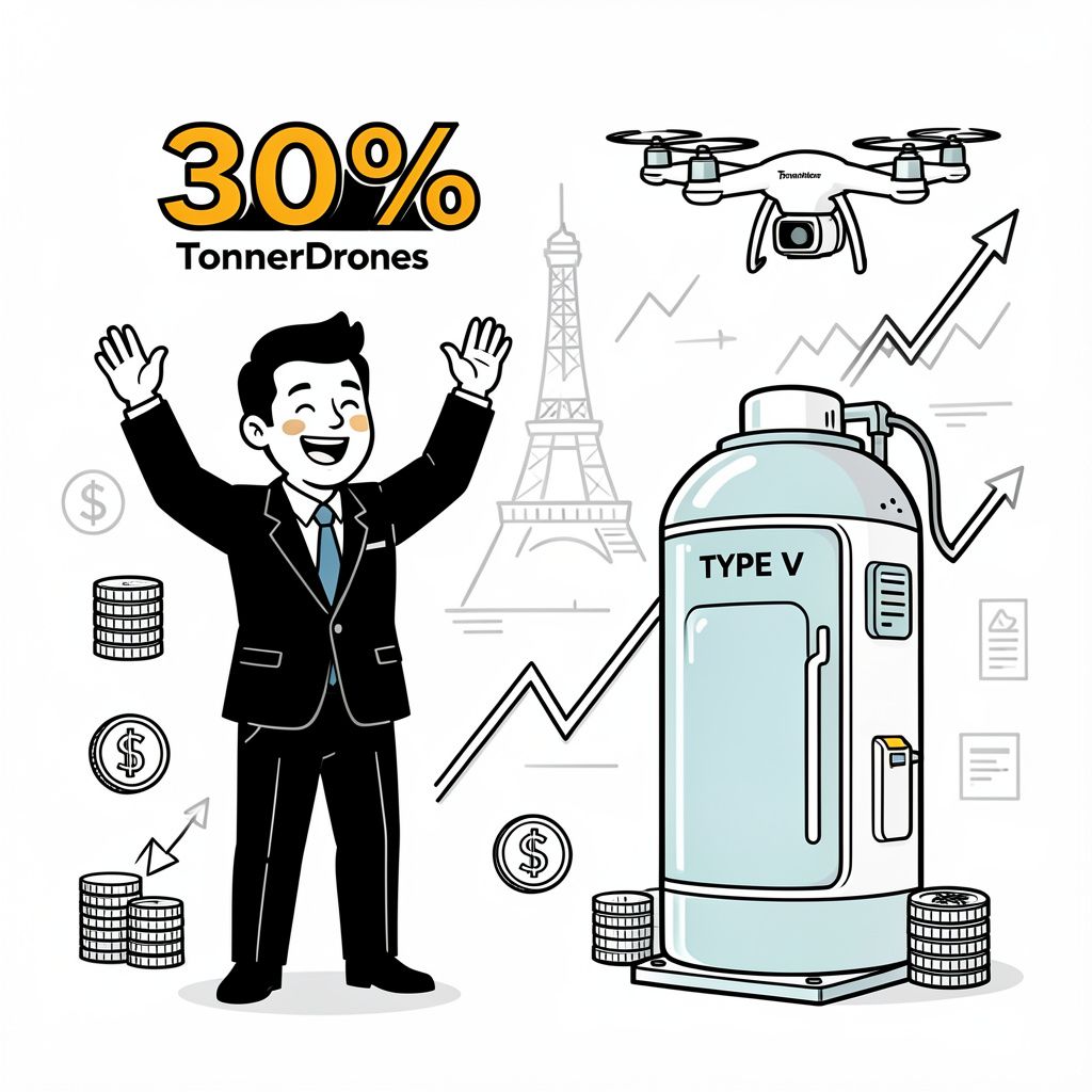 Drone Tech Innovator's Subsidiary Soars 30% in Paris Trading Debut