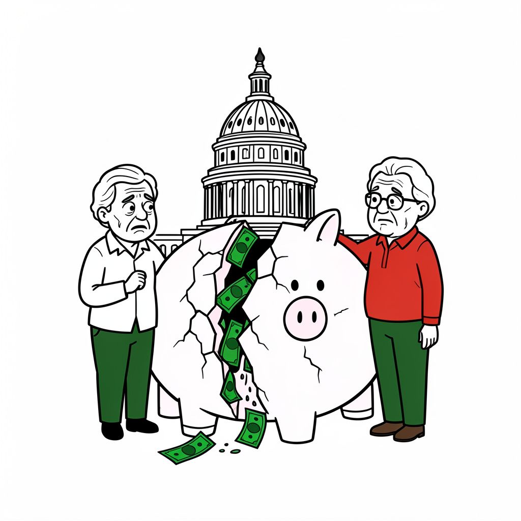 Looming 2032 Social Security Shortfall Threatens Retirees With a $500 Monthly Income Drop