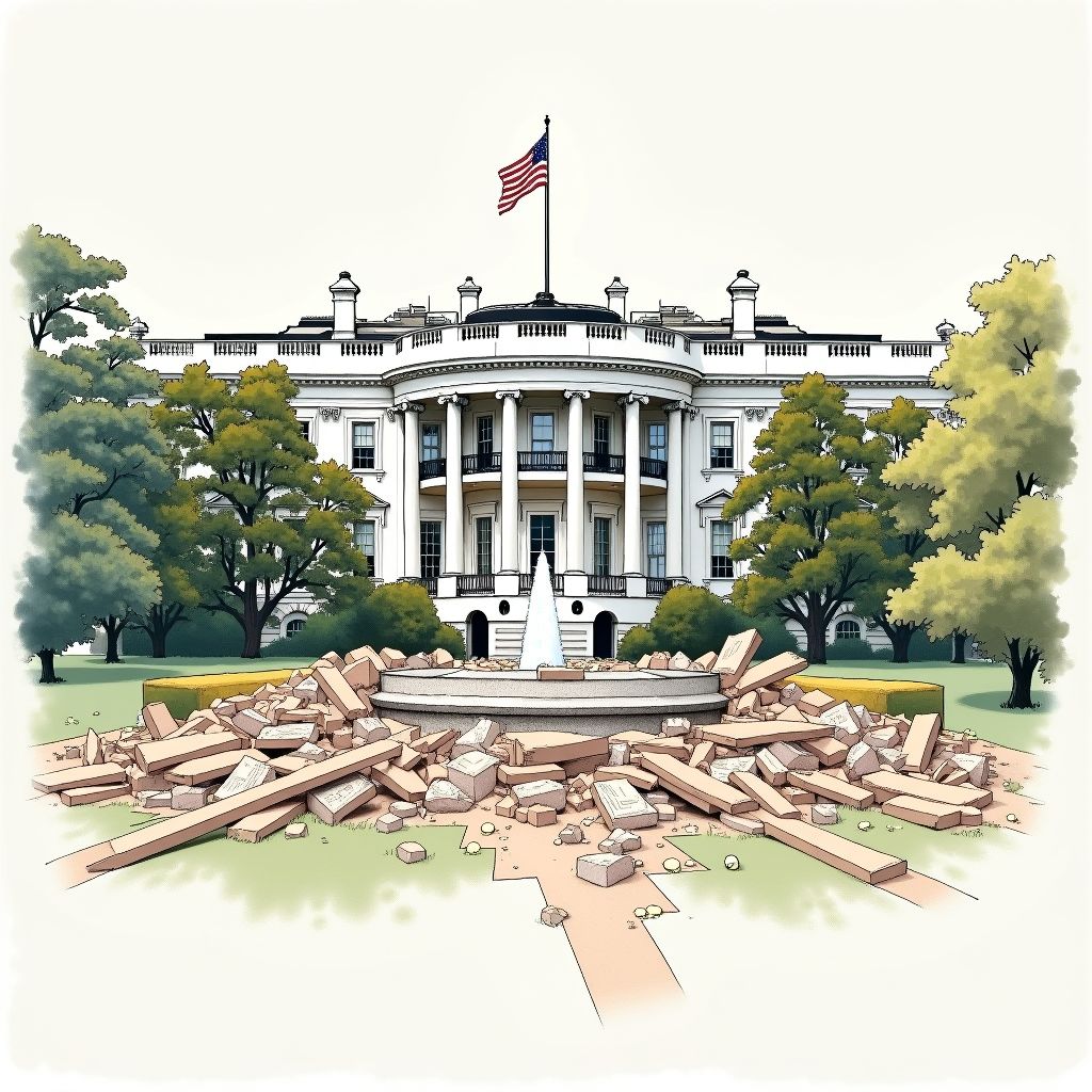 White House to Submit Plans for $400 Million Ballroom Following East Wing Demolition