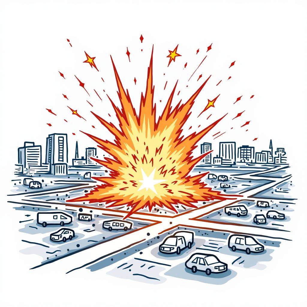 Multiple Blasts Strike Central Tehran During Mass Demonstrations