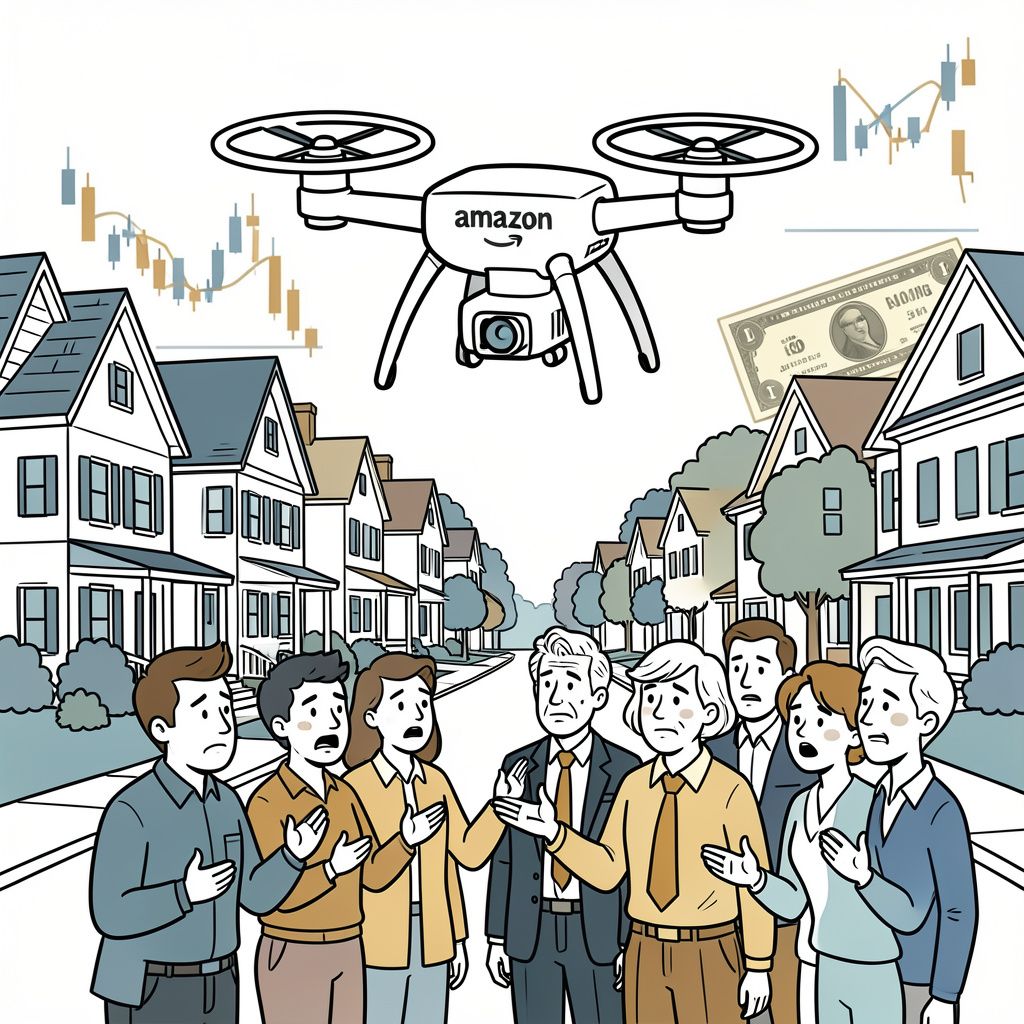 Amazon Faces Local Pushback Over Drone Delivery Plans in New England