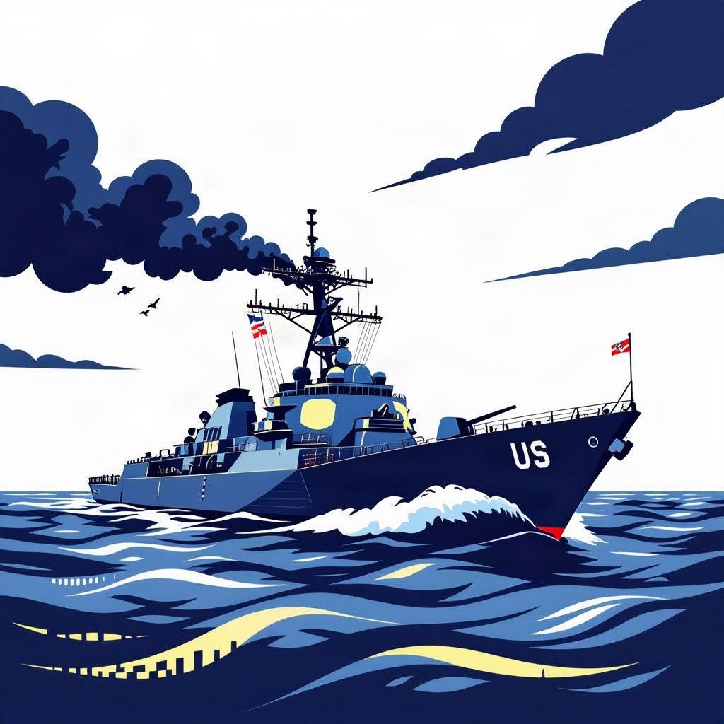 US Warship Stranded for Four Days in South China Sea After Power Failure