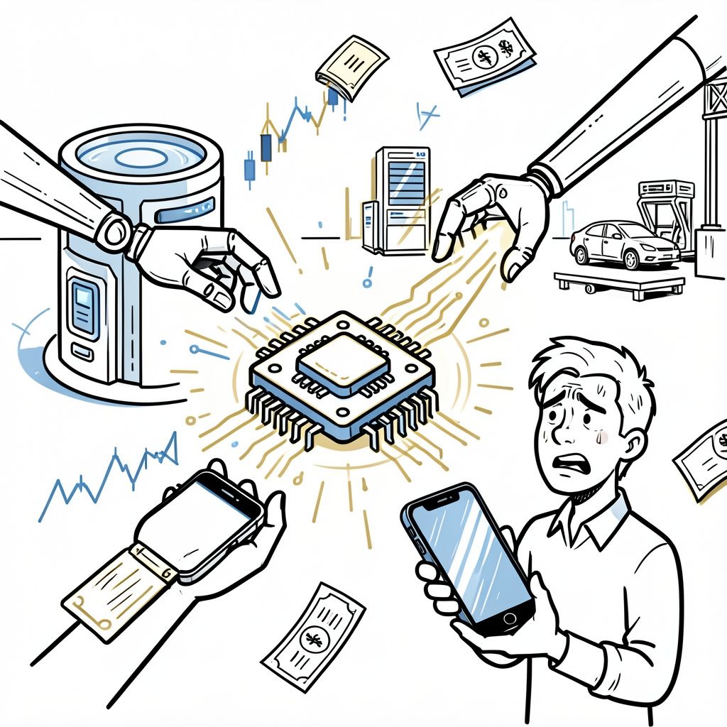 AI Boom Causes Shortages in Everyday Electronics Memory Chips
