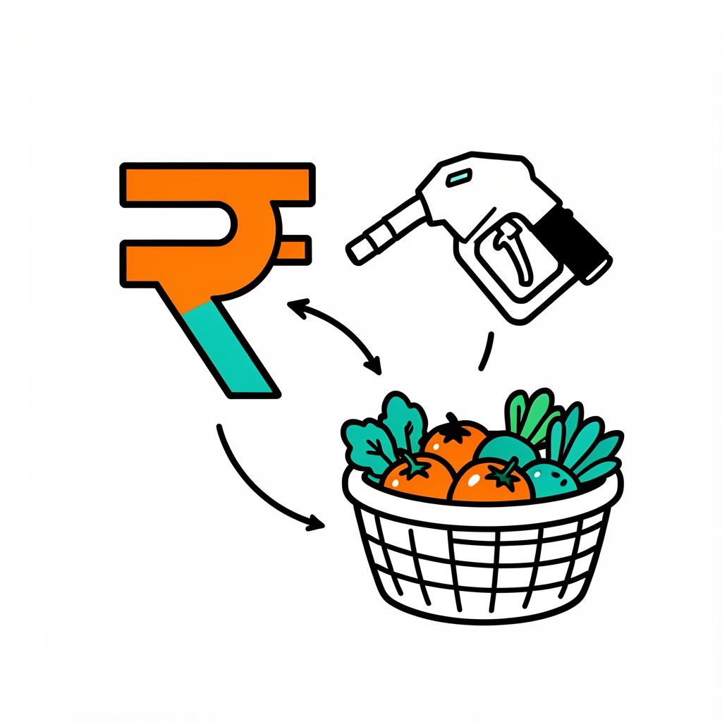 India's Consumer Prices Rise for Tenth Month as Energy Costs Surge