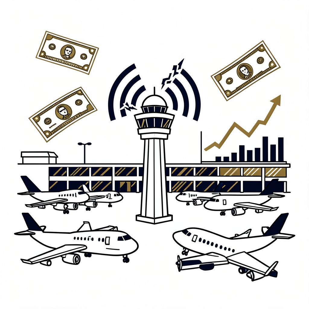 Radio Outage Causes Major Flight Delays Across East Coast Airports