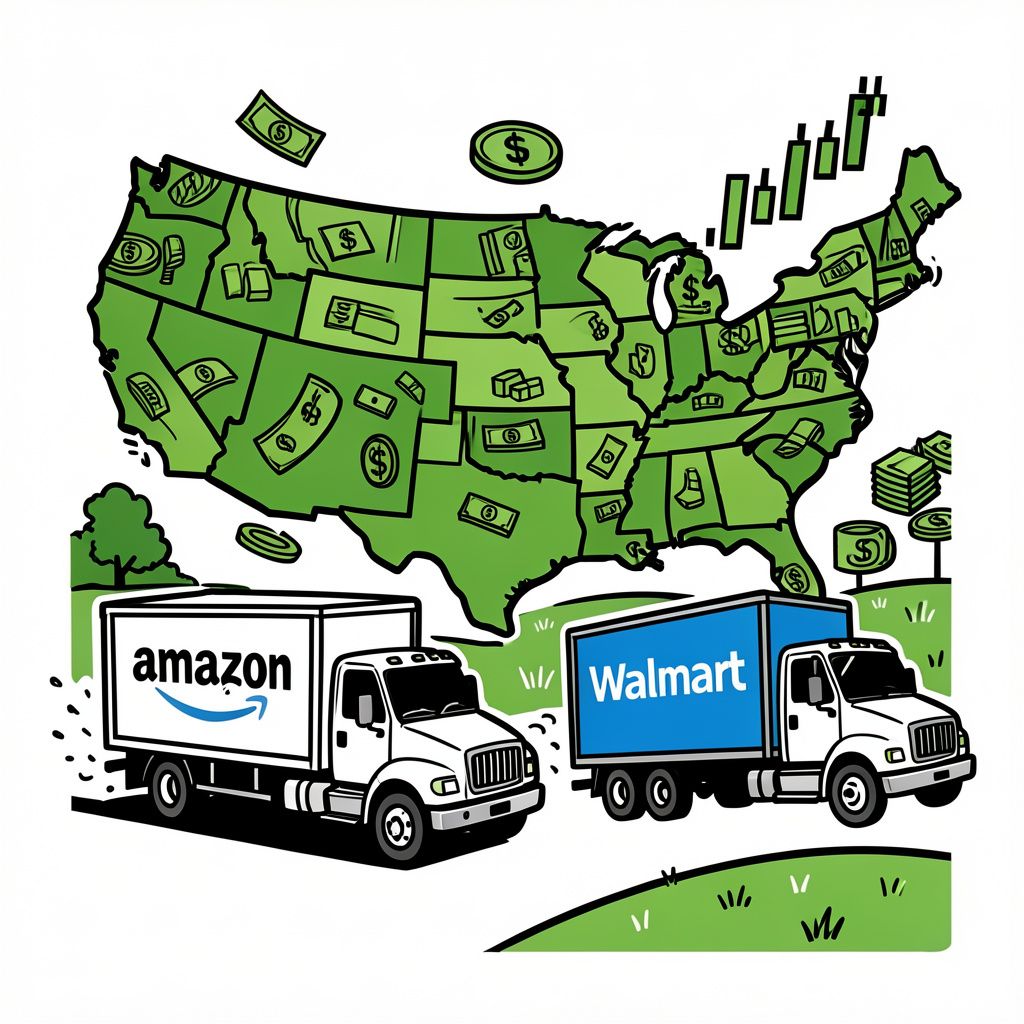 The $1 Trillion Retail Frontier: Amazon and Walmart's Push for Faster Rural Deliveries