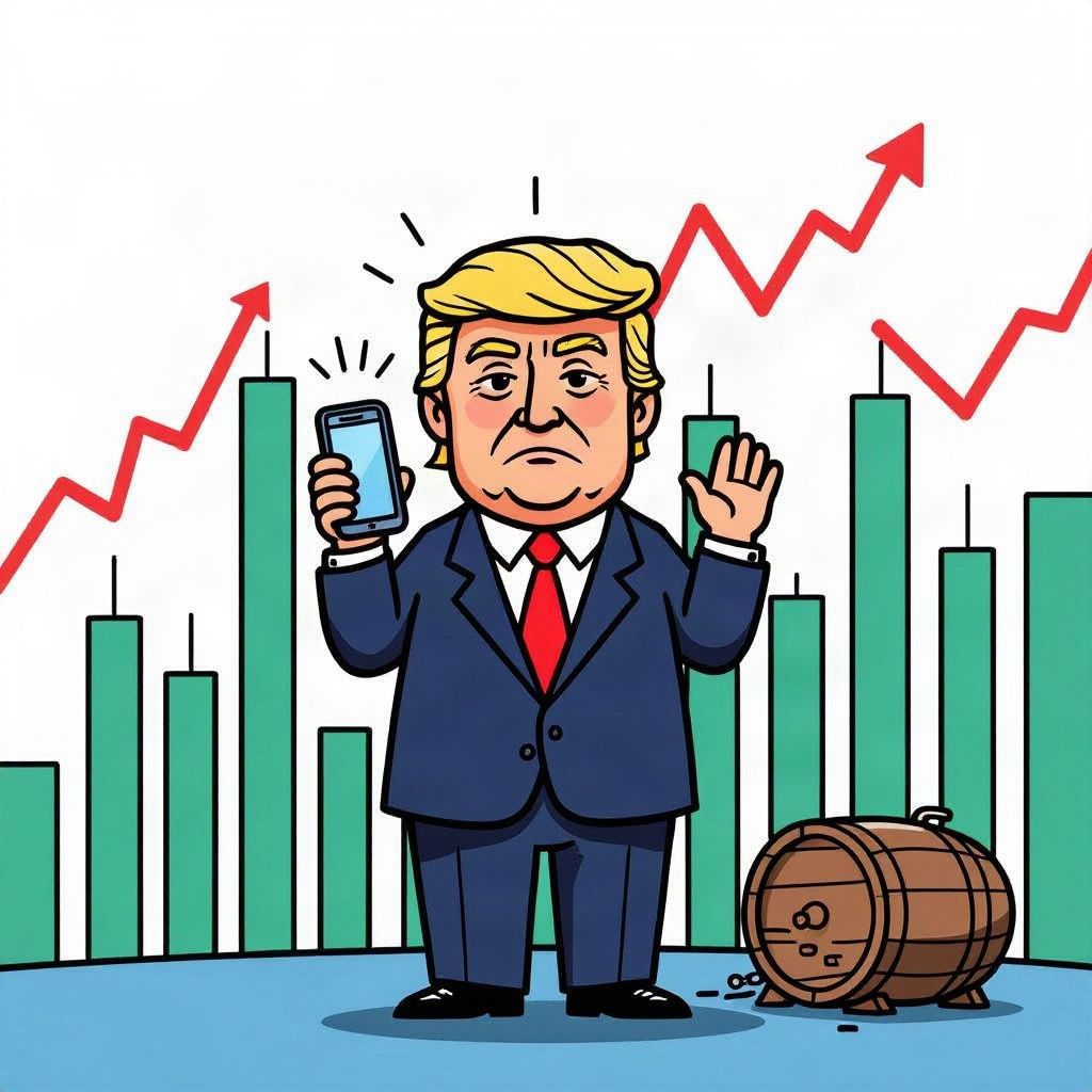 Stock Futures Rise as Oil Prices Drop Following Shift in Iran Policy