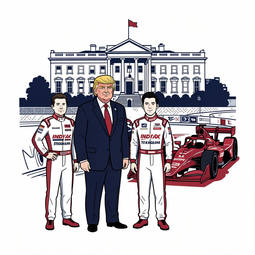 White House Hosts Professional Racers Ahead of Historic Washington Street Race