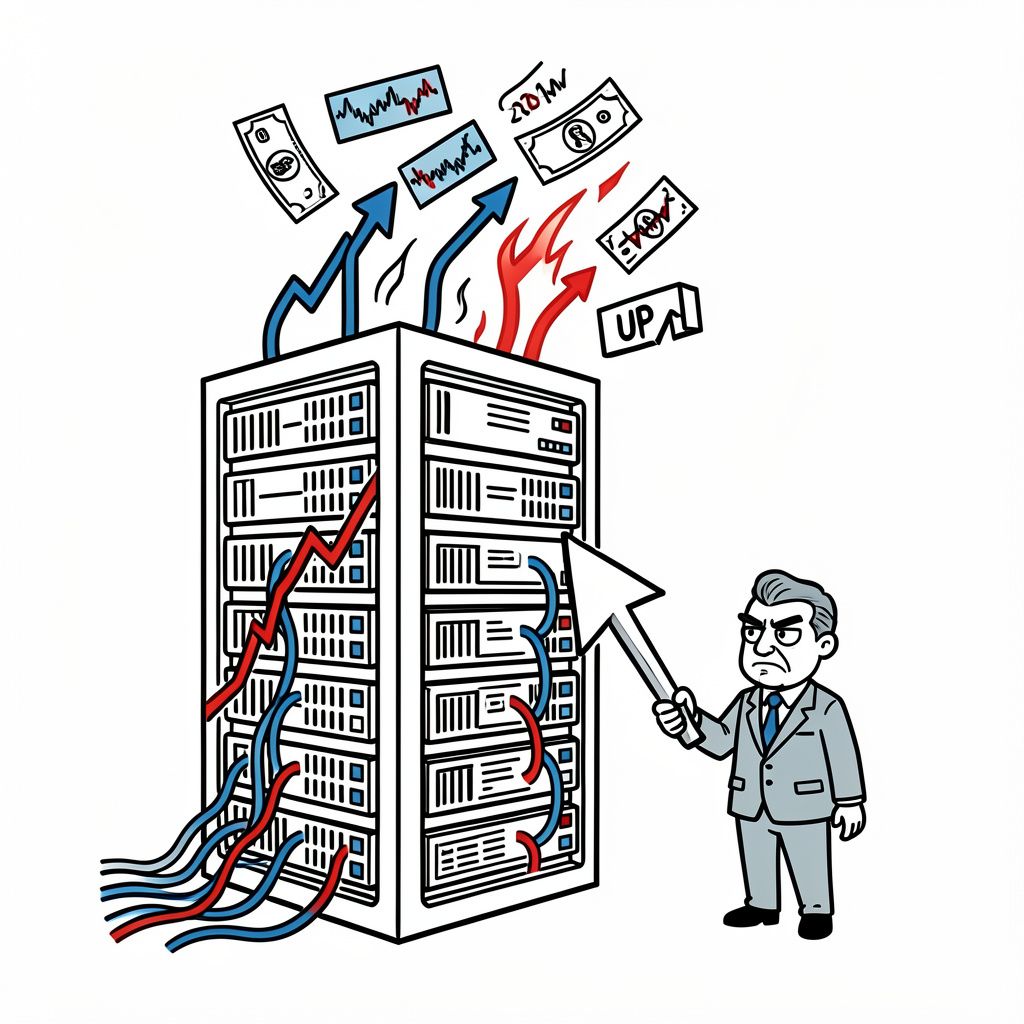 Artificial Intelligence Boom Threatens Interest Rate Cuts as Infrastructure Spending Drives Up Economy-Wide Costs