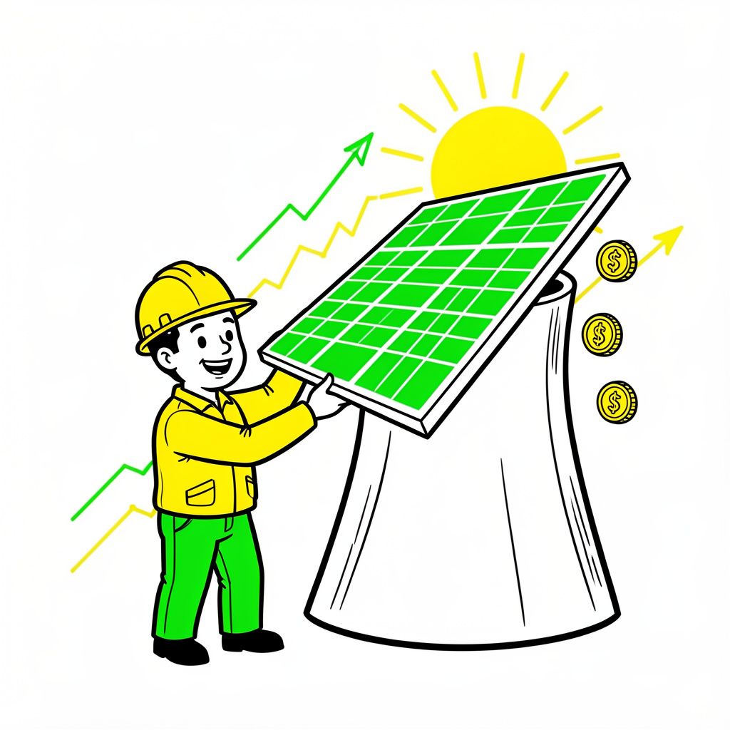 Cheap Solar Power Officially Overtakes Nuclear Energy Worldwide