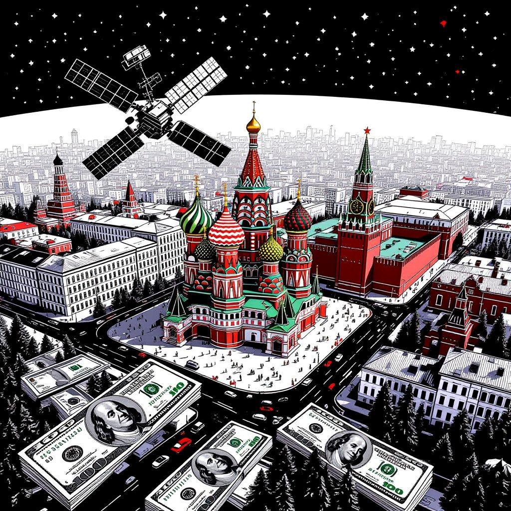Behind the Facade: Satellite Data Exposes a Shrinking Russian Economy
