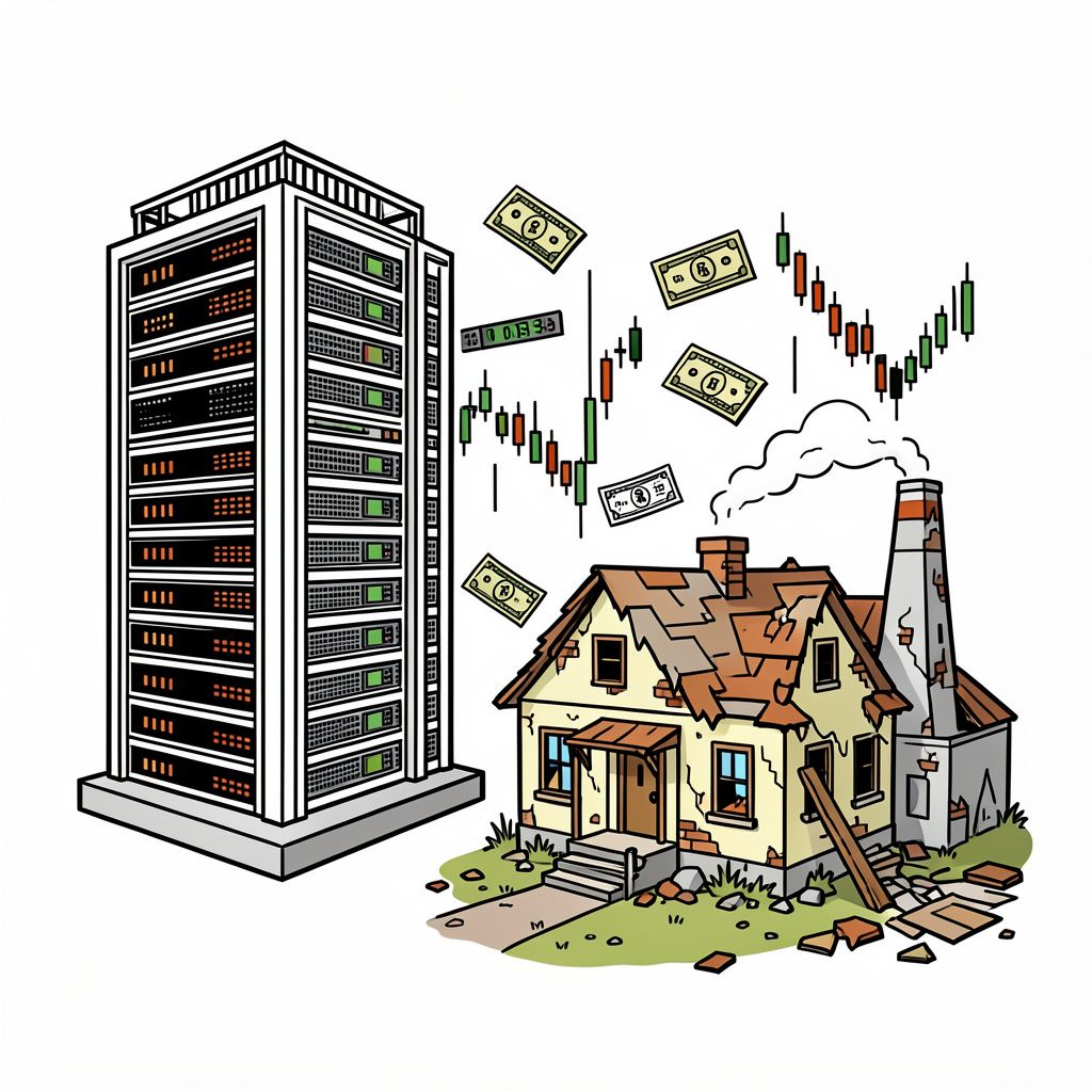 Data Center Construction Drives US Economic Growth as Traditional Building Falls