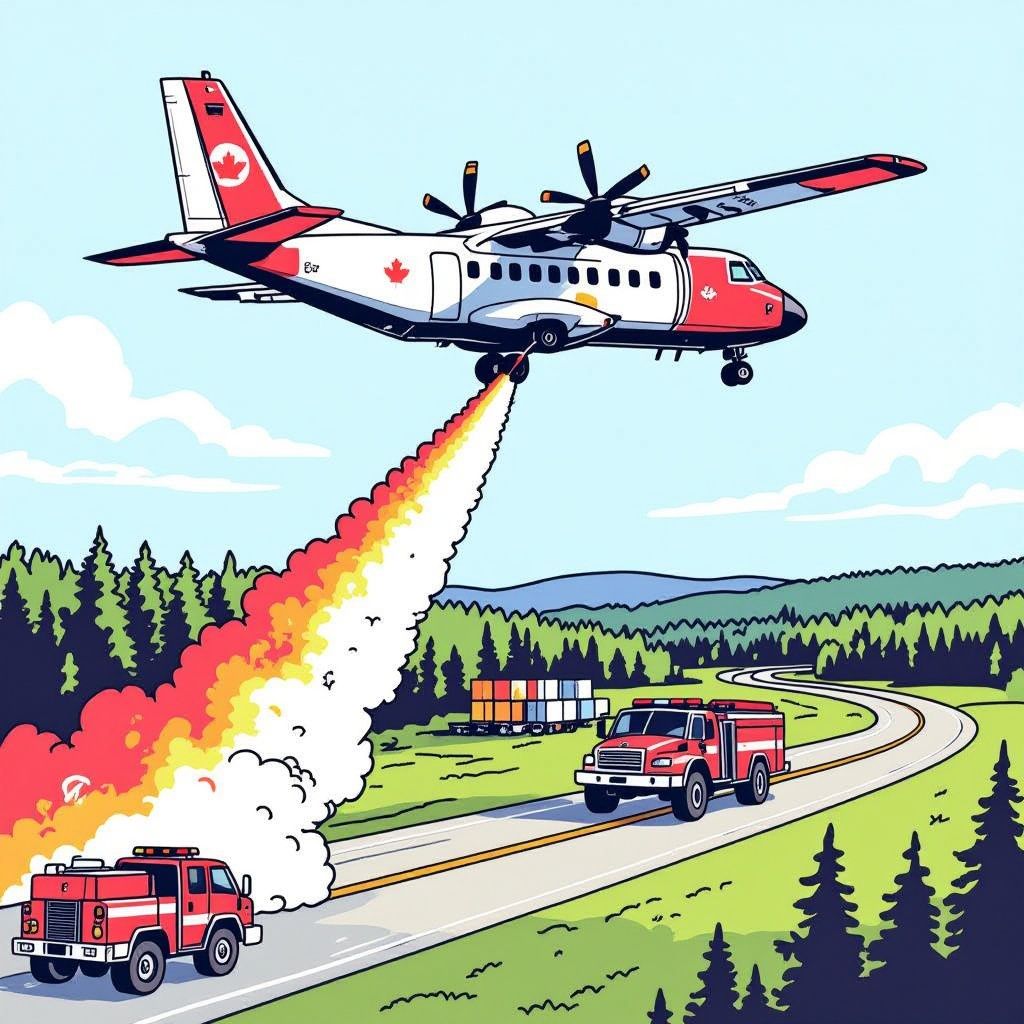 Canada Deploys 12 New Firefighting Aircraft to Protect North American Supply Chains