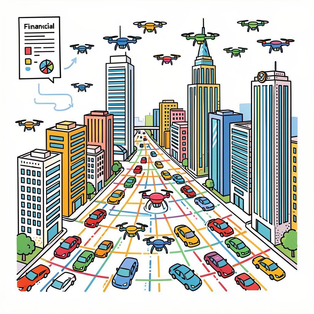 Organizing City Skies: New Grid System Paves the Way for Safe Urban Drone Traffic
