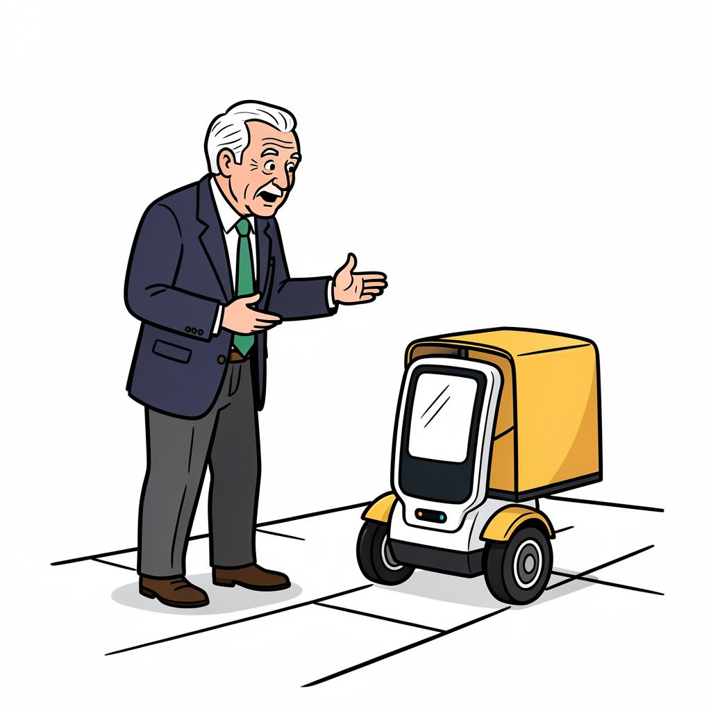 Arrest Over Sidewalk Delivery Robot Sparks Fight Over Public Spaces