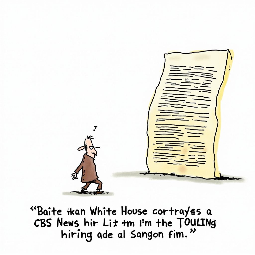 White House Condemns CBS News Over Hiring of Former Cheney Aide