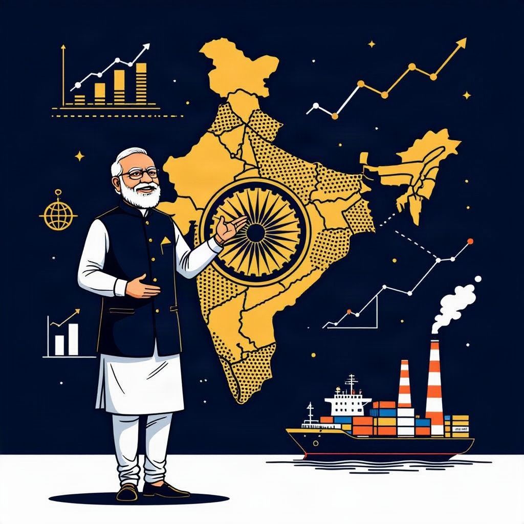 India Outlines Strategic Vision to Become a Global Economic Hub