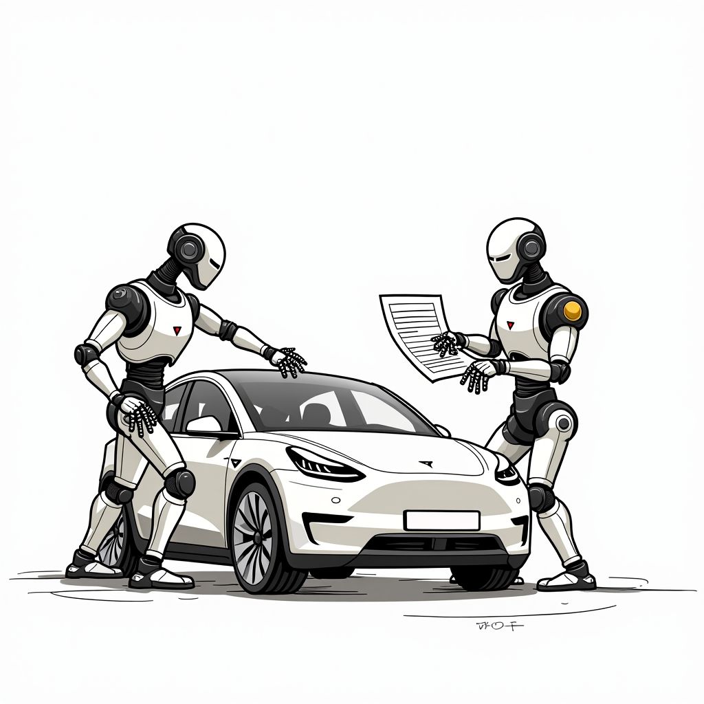 Tesla Replaces Legacy EV Production With Robots and a $2 Billion AI Bet