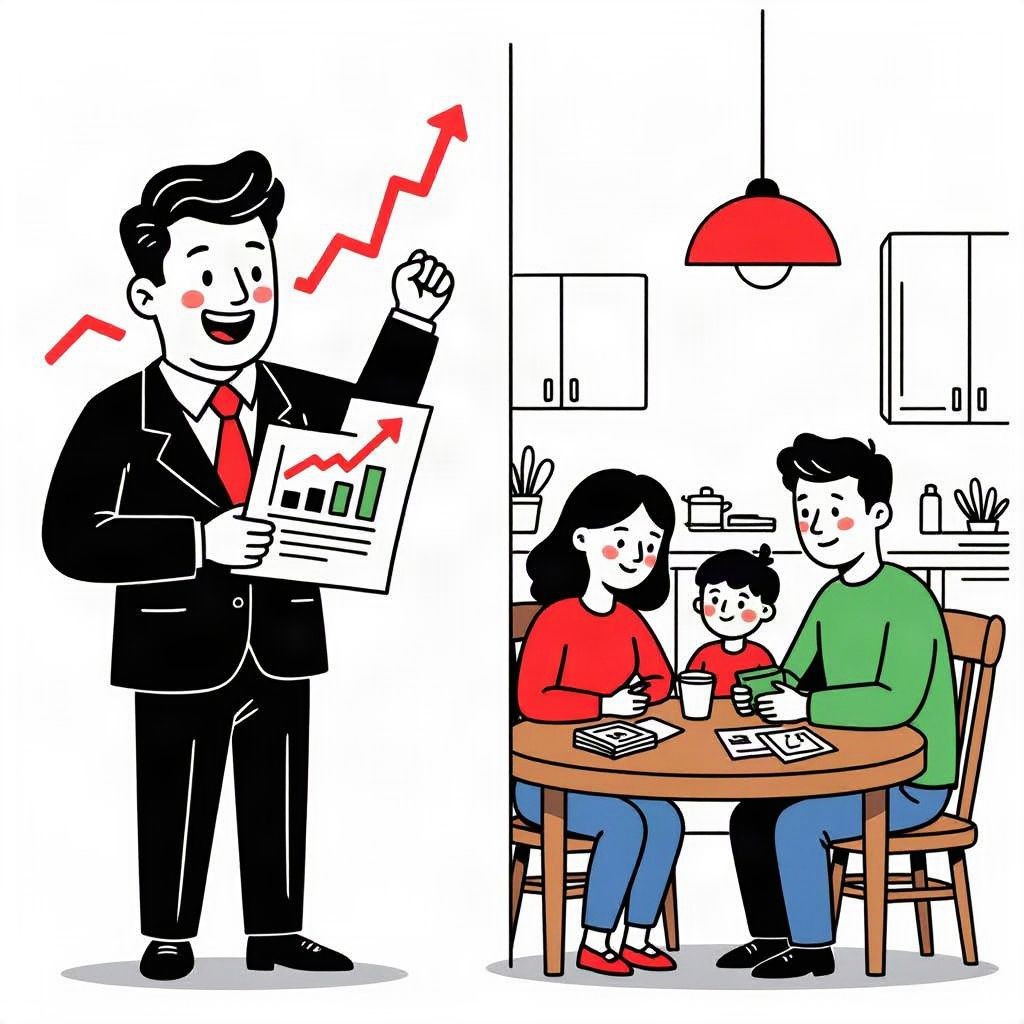 Wall Street Reaches Record Highs While Everyday American Families Face Growing Living Costs