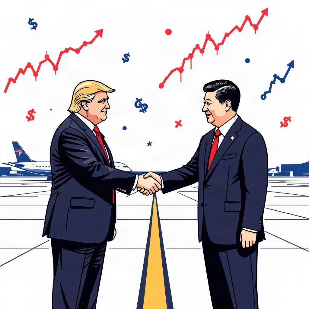 Trump Breaks Protocol to Personally Welcome Chinese President Xi in Washington