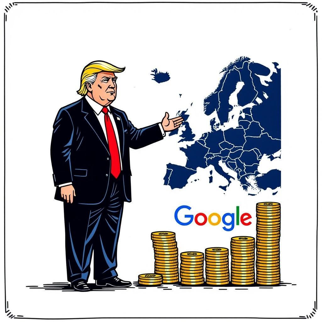 Trump Threatens Europe with New Tariffs Over Google Fine