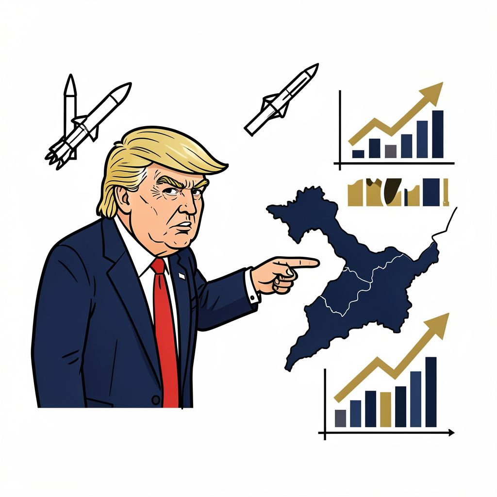 Trump Threatens Major Military Strikes on Iran to Keep Vital Shipping Lane Open