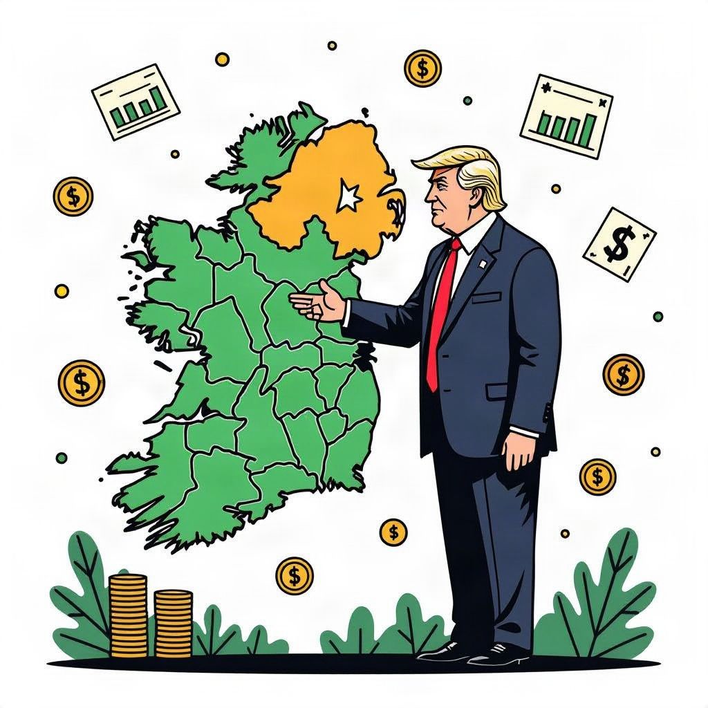 U.S. President Donald Trump Signals Support for Irish Unification During Dublin Summit