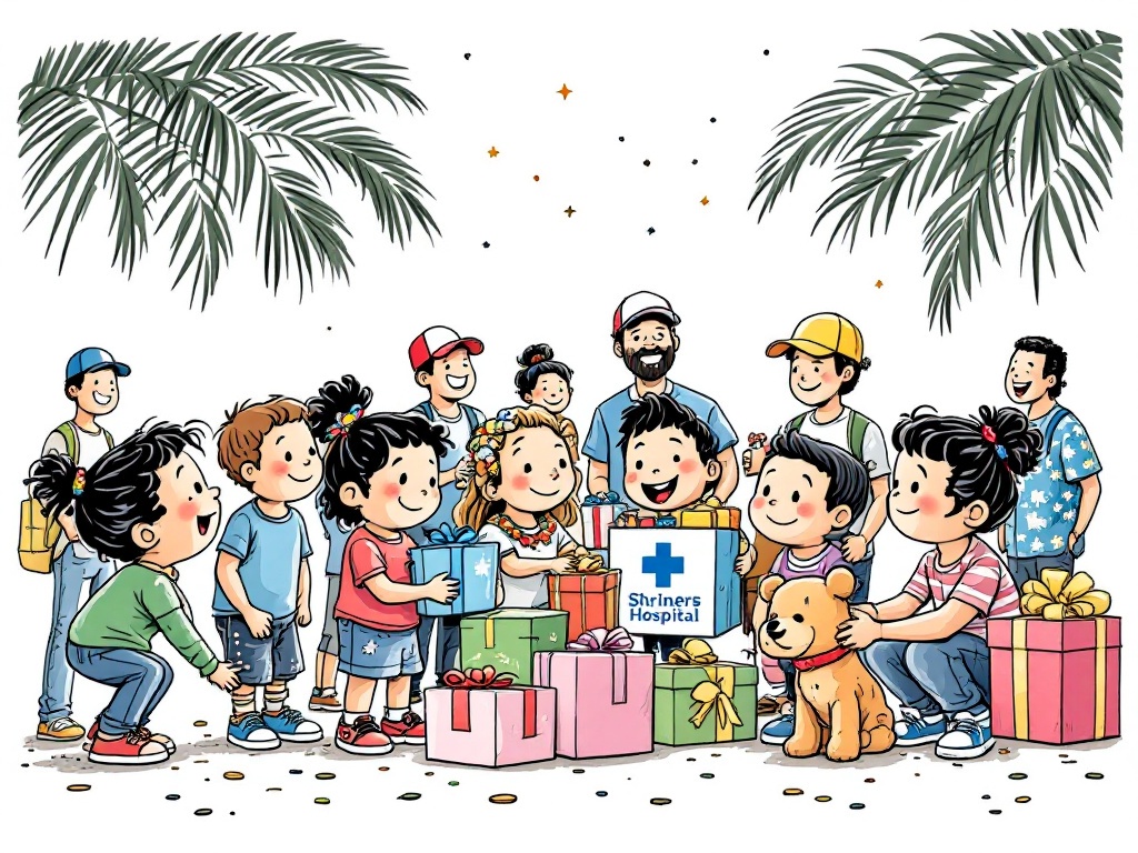 Hawaiian Digital Agency and Shriners Hospital Spread Holiday Cheer