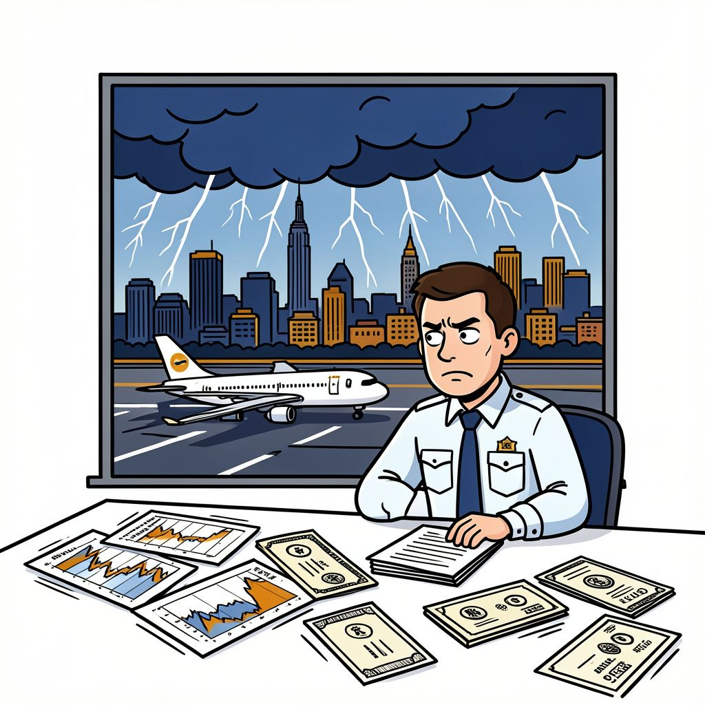Air Traffic Staff Shortages and Storms Ground Major New York Flights