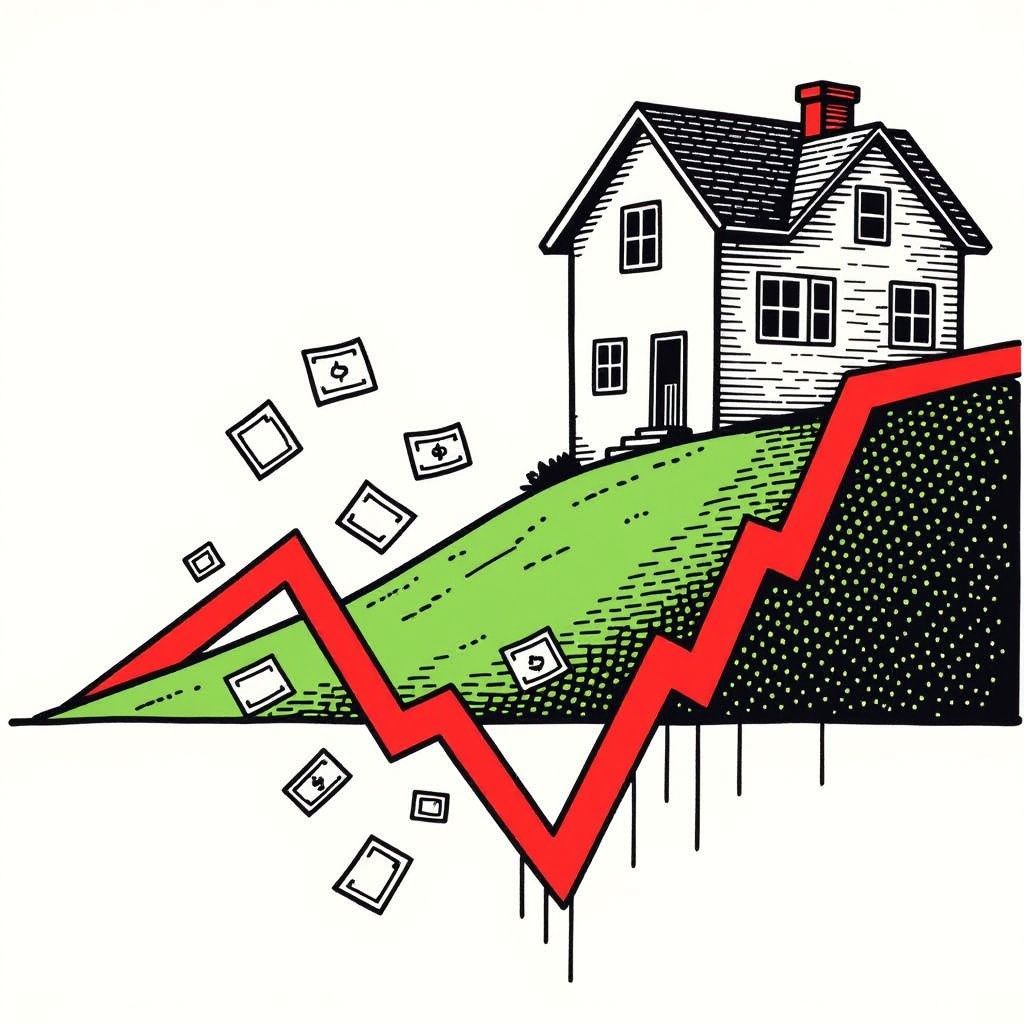 U.S. Household Wealth Growth Hits One-Year Low as Stock Prices Fall