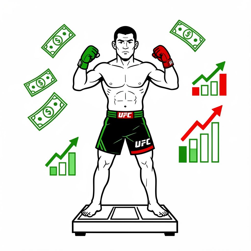 UFC Fighter's Calculated Weigh-In Stunt Drives Viral Engagement and Sports Betting Interest