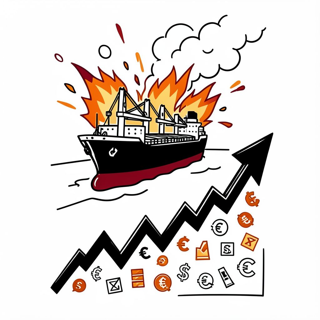 Oil Prices Surge Near $110 Following Supertanker Explosion in Strategic Waterway