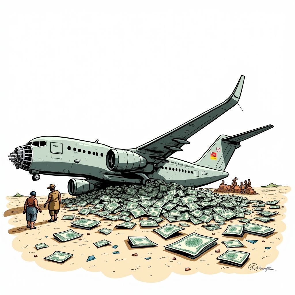 Fatal Aviation Accident Scatters Central Bank Currency Across Bolivian Highway