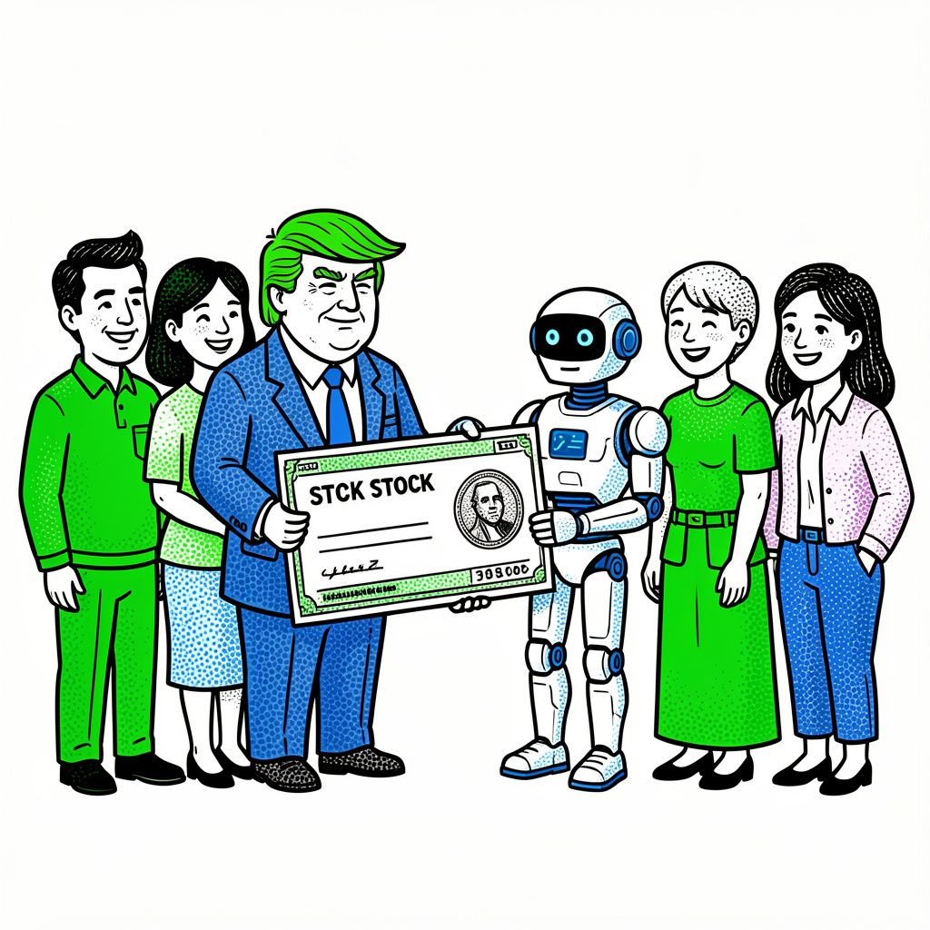 Trump Proposes Public Equity Stakes in Major AI Developers Following Tech Selloff