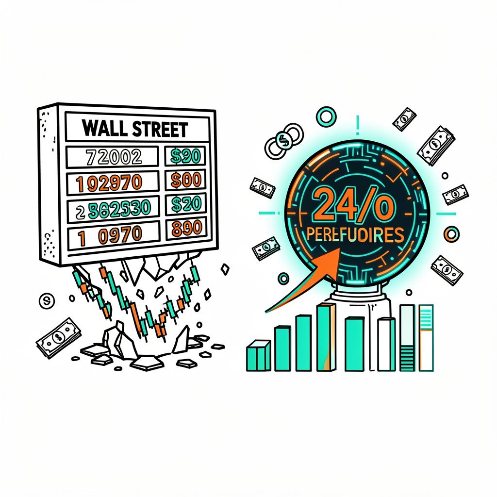 Wall Street Exchanges Lose Billions as Continuous Perpetual Futures Trading Gains Traction