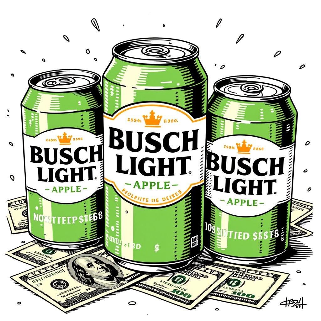 Anheuser-Busch Capitalizes on Scarcity with the Return of Busch Light Apple
