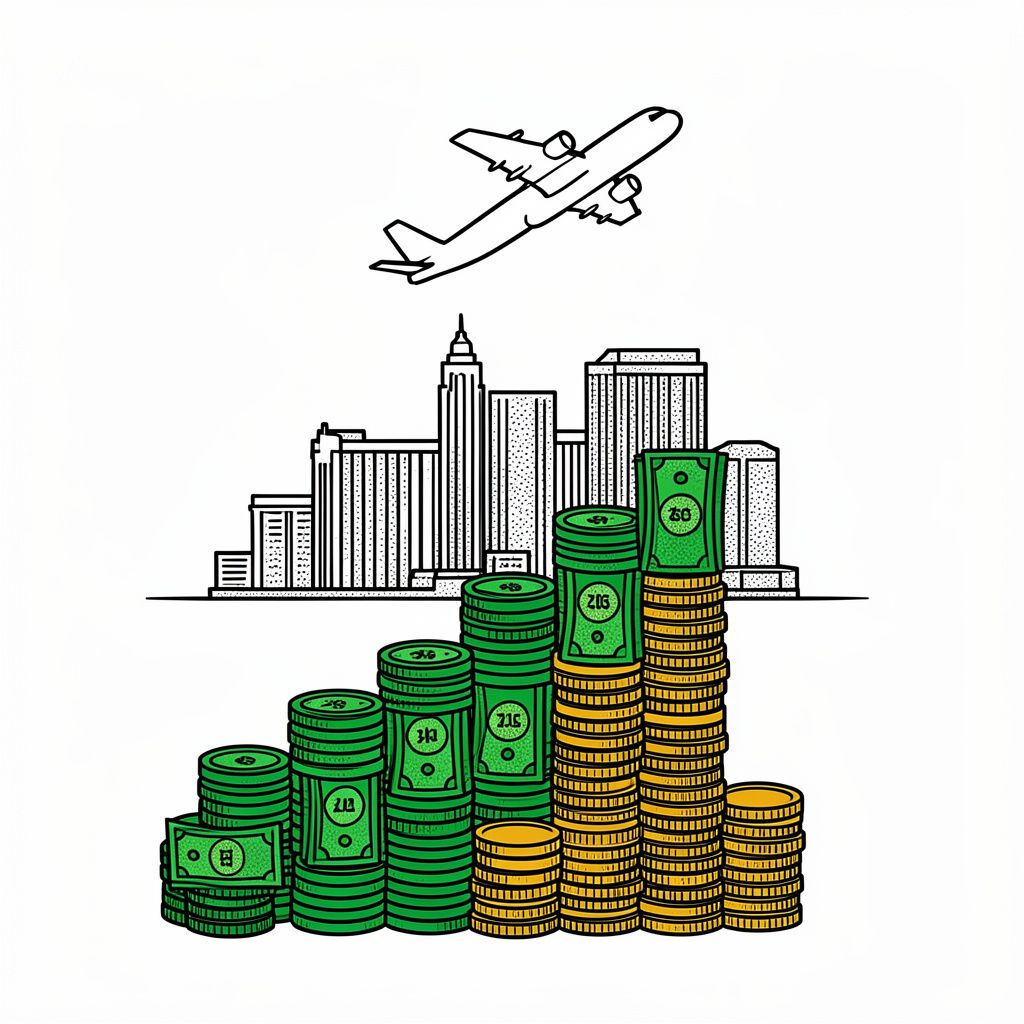 Las Vegas Faces April Visitor Slump as Budget Air Travel Collapses