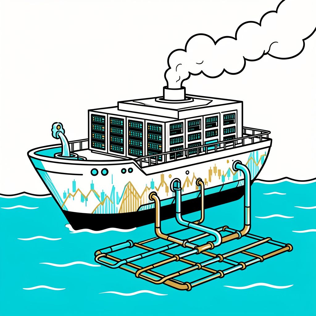 Floating Ships Could Power Homes and Run Artificial Intelligence at Sea