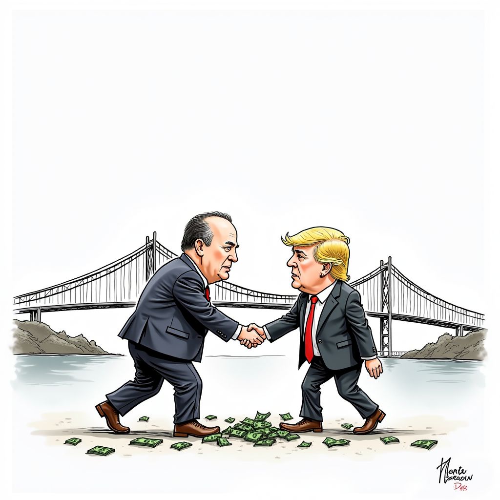 Ambassador Bridge Owner’s $1 Million Trump Donation Preceded Attack on Rival Crossing